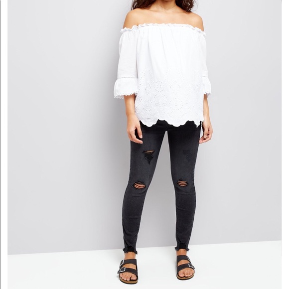 new look black skinny jeans